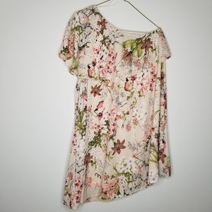 NWT Peach Love CA One Shoulder Top